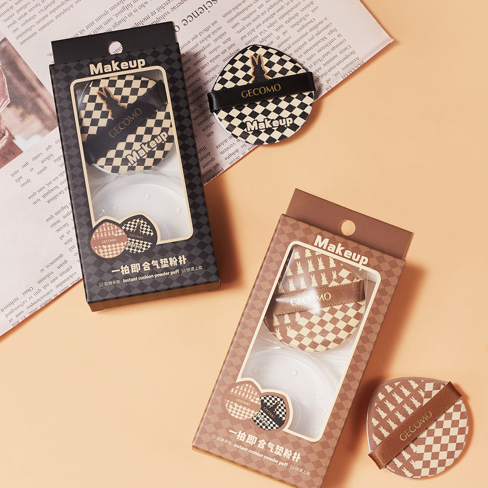 Gecomo Instant Cushion Powder Puff Brown